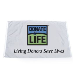 Image of 3' x 5' Living Donors Save Lives Flag