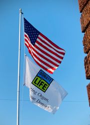 Image of 3' x 5' Honoring Donors Flag