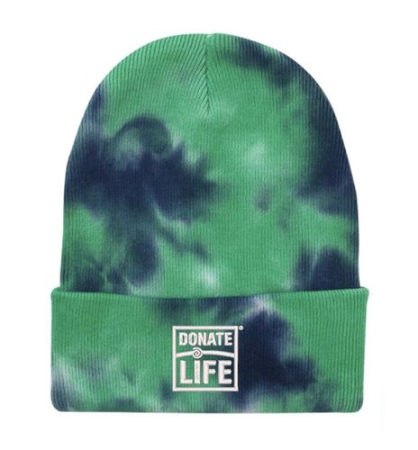 Donate Life Tie Dye Beanie image thumbnail