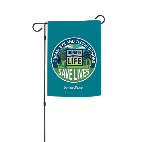 Donors Save Lives Garden Flag image thumbnail