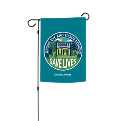 Image of Donors Save Lives Garden Flag