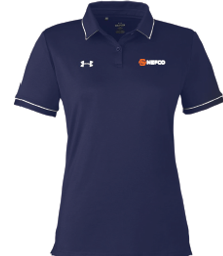 Women's Under Armour Tipped Teams Performance Polo image thumbnail