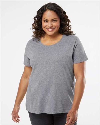 LADIES LAT Curvy Collection Fine Jersey Tee - 3816 image thumbnail