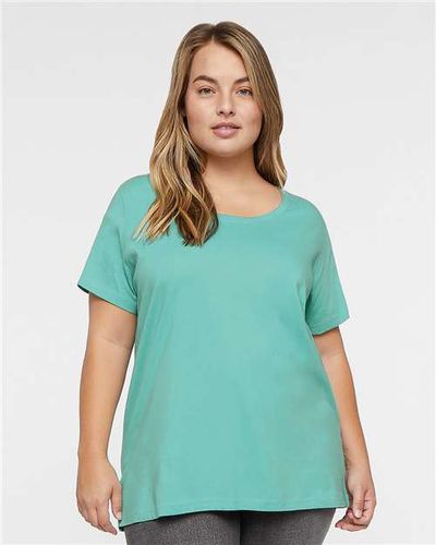 LADIES LAT Curvy Collection Fine Jersey Tee - 3816 image thumbnail