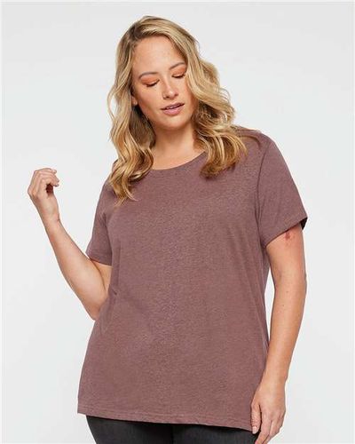 LADIES LAT Curvy Collection Fine Jersey Tee - 3816 image thumbnail