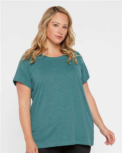 LADIES LAT Curvy Collection Fine Jersey Tee - 3816 image thumbnail
