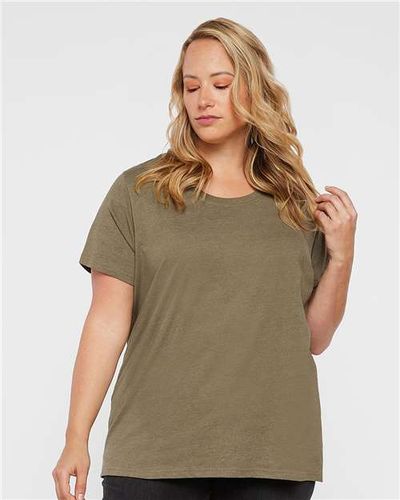 LADIES LAT Curvy Collection Fine Jersey Tee - 3816 image thumbnail