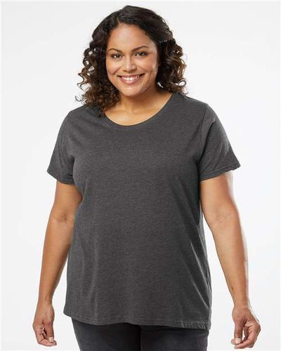 LADIES LAT Curvy Collection Fine Jersey Tee - 3816 image thumbnail