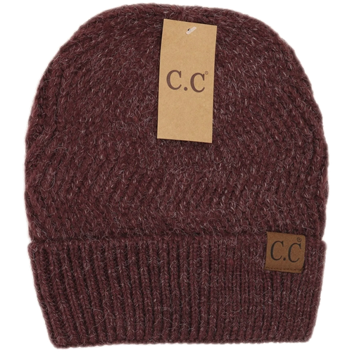 C.C. Beanie Chevron Knit Cuff Beanie - HAT9000 image thumbnail