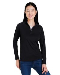 Image of LADIES Core Origin Performance Pique 1/4 Zip - CE418W