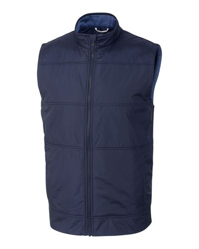 MEN'S BIG & TALL Cutter & Buck Stealth Hybrid Quilted Windbreaker Vest - BCC00008 image thumbnail
