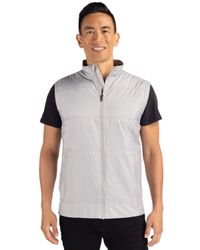 Image of MEN'S BIG & TALL Cutter & Buck Stealth Hybrid Quilted Windbreaker Vest - BCC00008