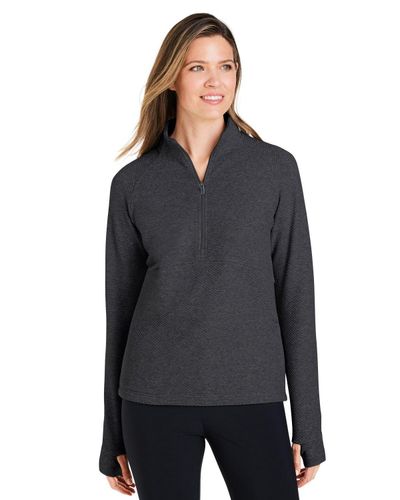 LADIES North End Spirit Textured 1/4 Zip - NE725W image thumbnail
