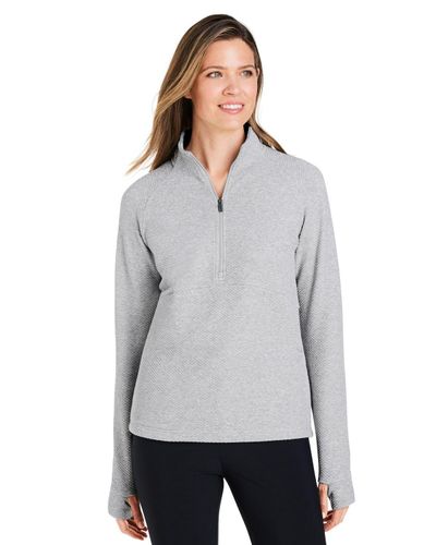 LADIES North End Spirit Textured 1/4 Zip - NE725W image thumbnail