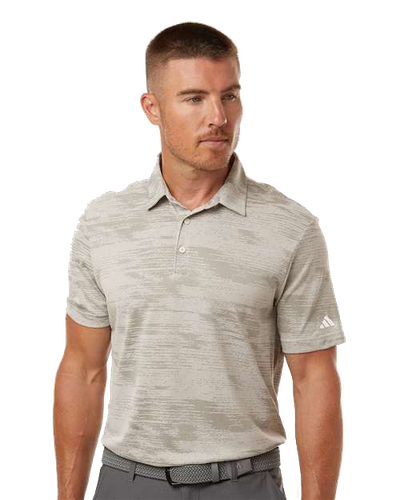 MEN'S Adidas Ultimate365 Textured Stripe Polo - A2005 image thumbnail