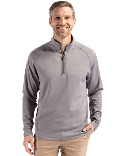 MEN'S Cutter & Buck Peshastin Eco Fleece Recycled 1/2 Zip - MCK01325 image thumbnail