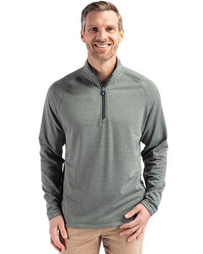 MEN'S Cutter & Buck Peshastin Eco Fleece Recycled 1/2 Zip - MCK01325 image thumbnail