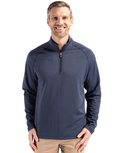 MEN'S Cutter & Buck Peshastin Eco Fleece Recycled 1/2 Zip - MCK01325 image thumbnail