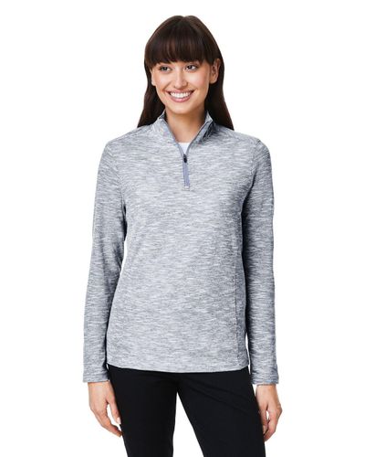 LADIES North End Eclipse Jacquard 1/4 Zip - NE415W image thumbnail