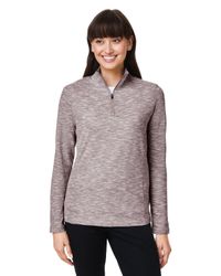 Image of LADIES North End Eclipse Jacquard 1/4 Zip - NE415W
