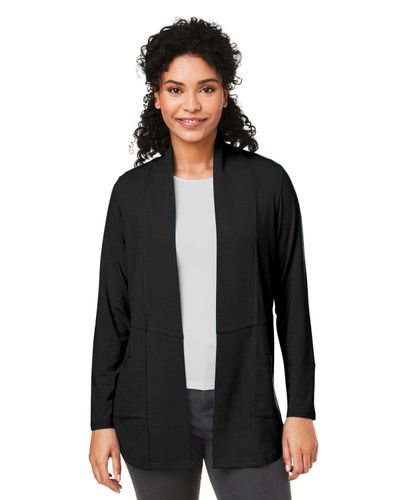 LADIES Devon & Jones Raleigh Stretch Cardigan - DP125W_LS image thumbnail