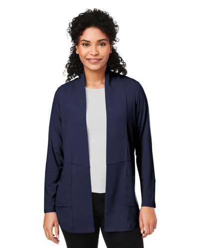 LADIES Devon & Jones Raleigh Stretch Cardigan - DP125W_LS image thumbnail