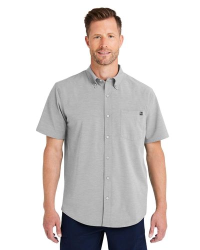 MEN'S HUK Kona Solid Short Sleeve Shirt - H150154_RC image thumbnail