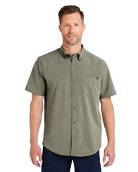 Image of MEN'S HUK Kona Solid Short Sleeve Shirt - H150154_RC
