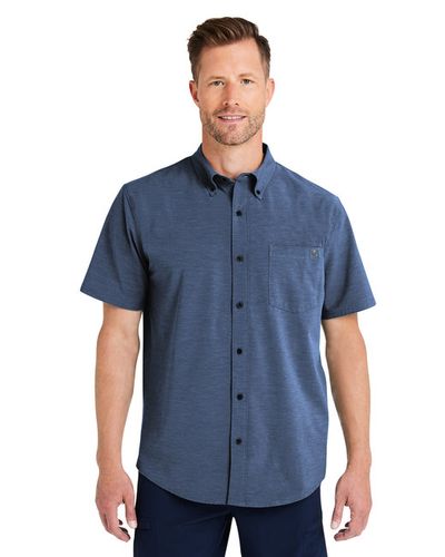 MEN'S HUK Kona Solid Short Sleeve Shirt - H150154_RC image thumbnail