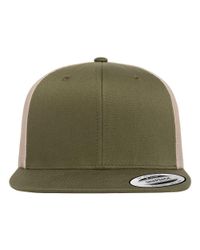 Image of Yup long Classics Retro High Profile Trucker Cap - 6609