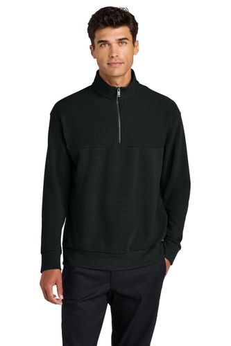 MEN'S Mercer+Mettle Linear Texture 1/4 Zip - MM3040 image thumbnail