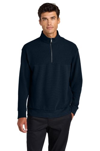 MEN'S Mercer+Mettle Linear Texture 1/4 Zip - MM3040 image thumbnail