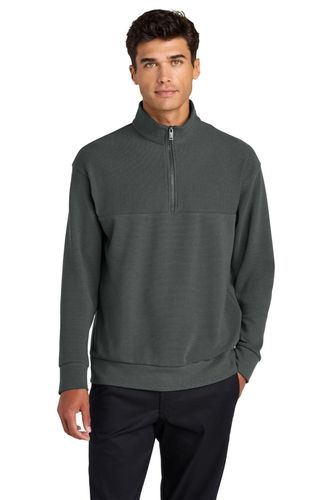 MEN'S Mercer+Mettle Linear Texture 1/4 Zip - MM3040 image thumbnail