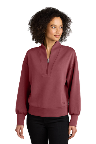 LADIES Ogio Transcend 1/4 Zip - LOG861 image thumbnail