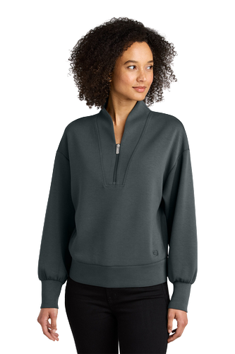 LADIES Ogio Transcend 1/4 Zip - LOG861 image thumbnail