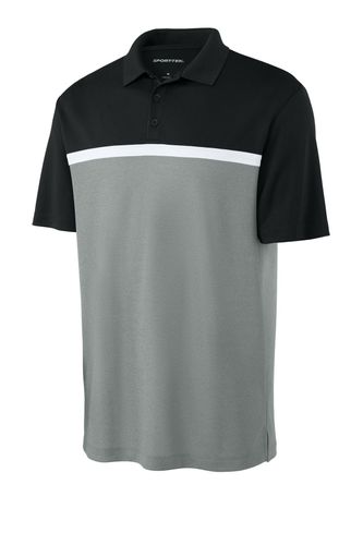 MEN'S Sport-Tek UV Micropique Colorblock Polo - ST741 image thumbnail