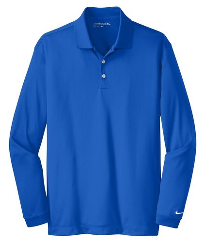 MEN'S TALL Nike Dri-FIT Stretch Tech Long Sleeve Polo - 604940 image thumbnail