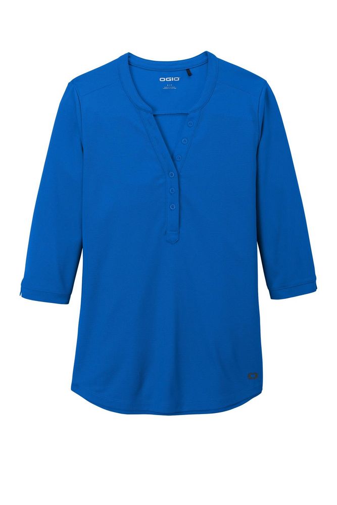 LADIES Ogio Jewel Henley - LOG104 primary image