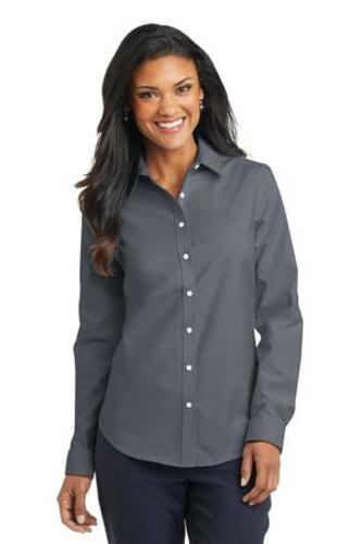 LADIES Port Authority SuperPro™ Oxford Shirt - L658 image thumbnail