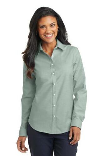 LADIES Port Authority SuperPro™ Oxford Shirt - L658 image thumbnail