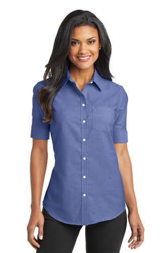 LADIES Port Authority SuperPro™ Oxford Shirt - L659_RC image thumbnail