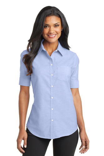 LADIES Port Authority SuperPro™ Oxford Shirt - L659_RC image thumbnail