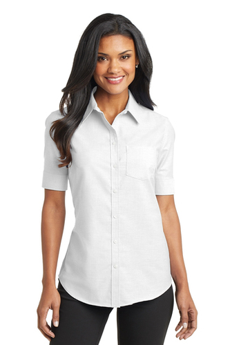 LADIES Port Authority SuperPro™ Oxford Shirt - L659_RC image thumbnail
