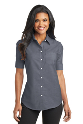 Image of LADIES Port Authority SuperPro™ Oxford Shirt - L659_RC