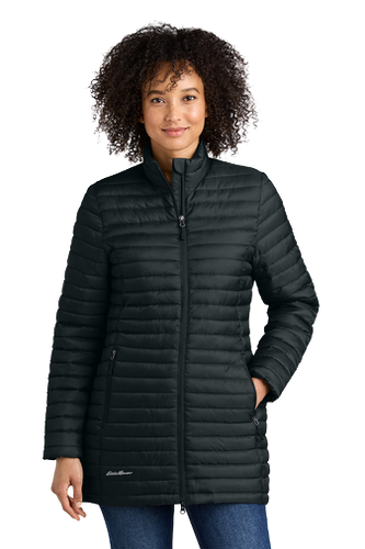 LADIES Eddie Bauer Packable Quilted Full Zip - EB515 image thumbnail