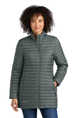 LADIES Eddie Bauer Packable Quilted Full Zip - EB515 image thumbnail