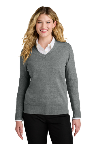 LADIES Port Authority Easy Care V-Neck Sweater - LSW2850 image thumbnail