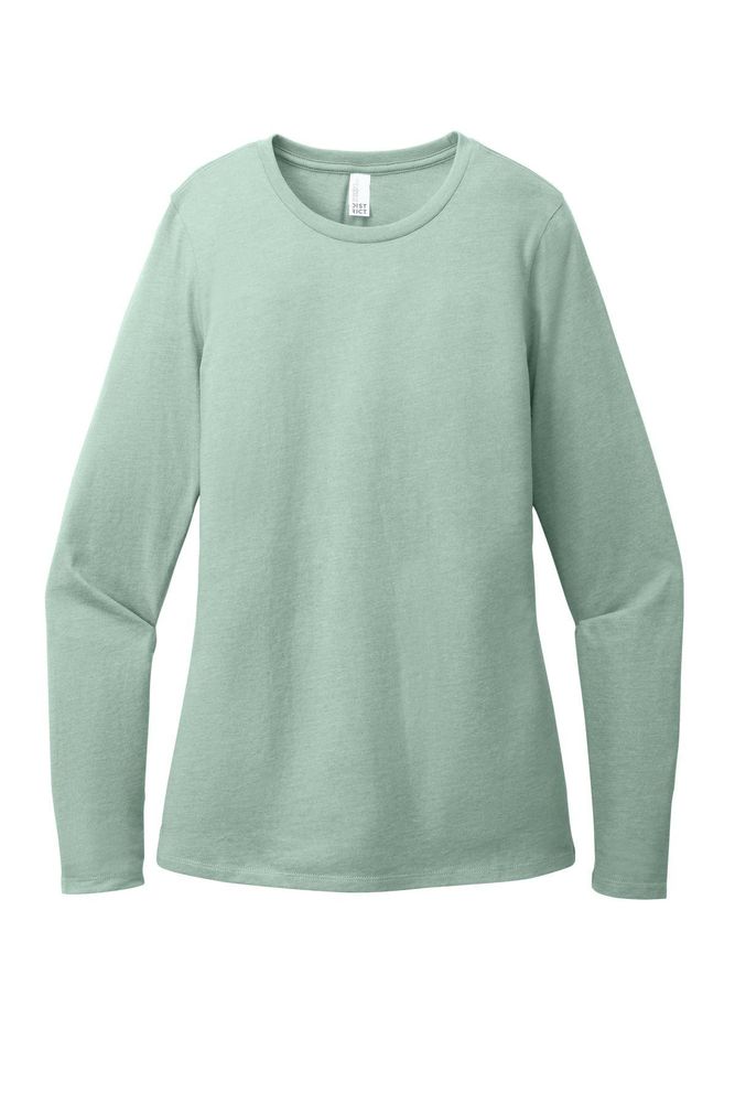 LADIES District Perfect Blend CVC Long Sleeve Tee - DT110 primary image