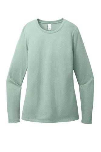 LADIES District Perfect Blend CVC Long Sleeve Tee - DT110 image thumbnail