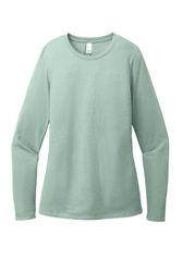 Image of LADIES District Perfect Blend CVC Long Sleeve Tee - DT110